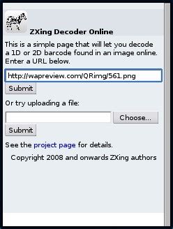 zxing decoder online